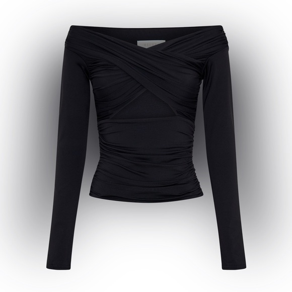 Meshki Black One Shoulder Dress - Picture 6 of 12